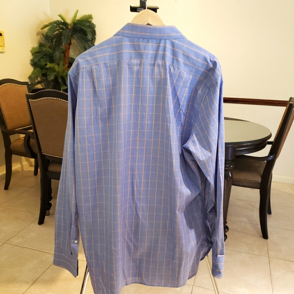 Thompson Shirtings J.Crew Wrinkle Free Longsleeve Dress Shirt XL 17-17 1/2 - Picture 3 of 5